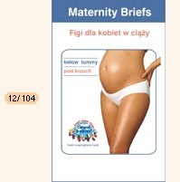 Těhotenské kalhotky nízké - SKLADEM - Kliknutím na obrázek zavřete